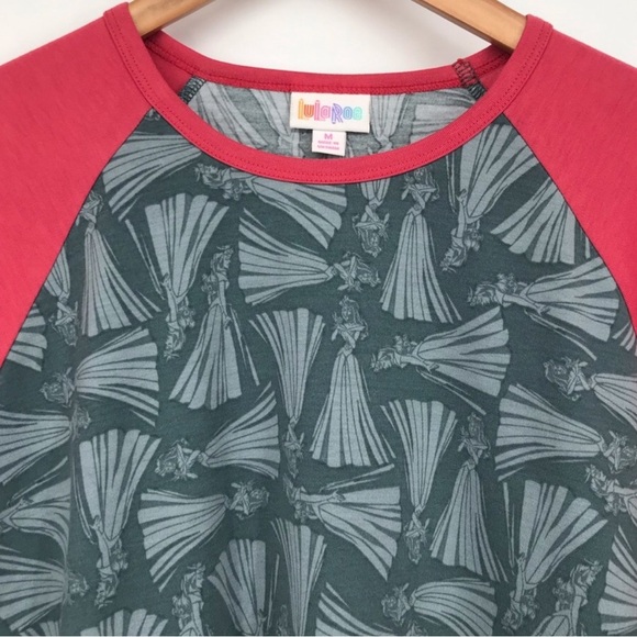 Sleeping Beauty LuLaRoe Randy BaseBall Tee - Picture 2 of 7
